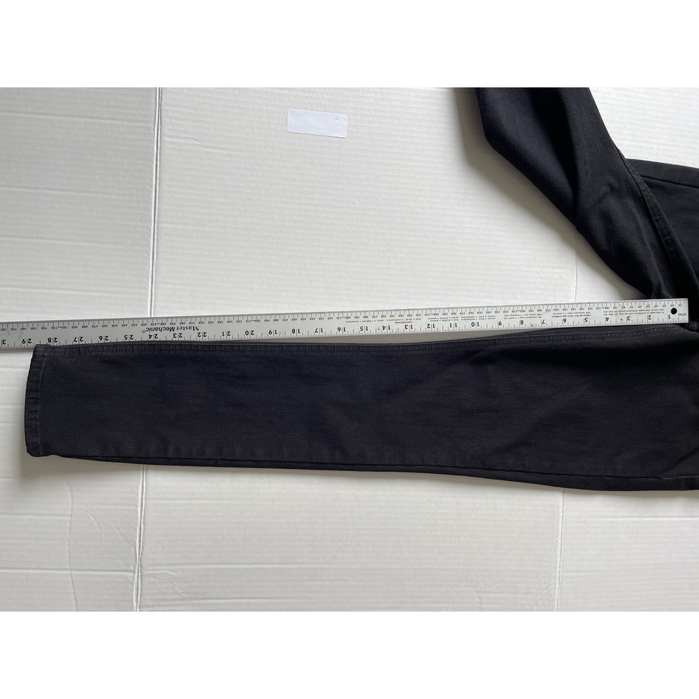 Rag and Bone High Rise Skinny Jeans Black Stretch Denim Size 25‎ - Picture 7 of 13